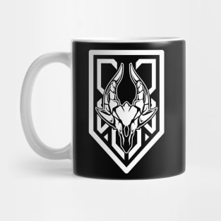 simple dragon head bone ornament Mug